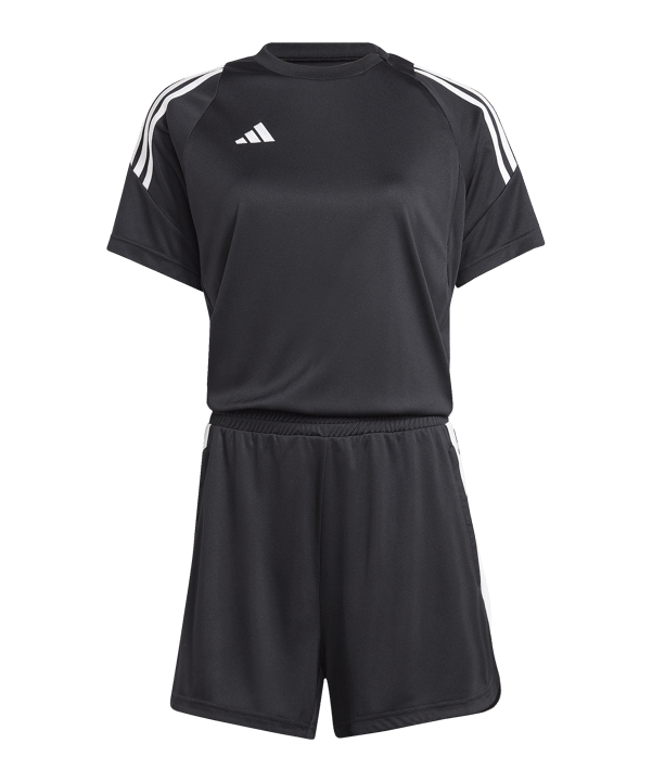 adidas Tiro 24 Trikot Jumpsuit Damen Schwarz - schwarz