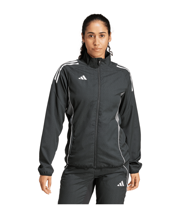 adidas Tiro 25 Competition Präsentationsjacke |  Damen Schwarz - schwarz
