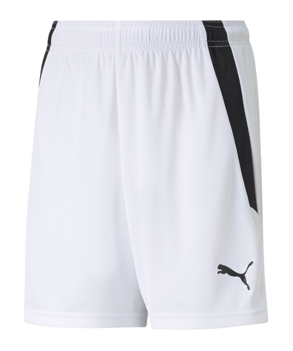 PUMA teamLIGA Short Kids Weiss Schwarz F04
