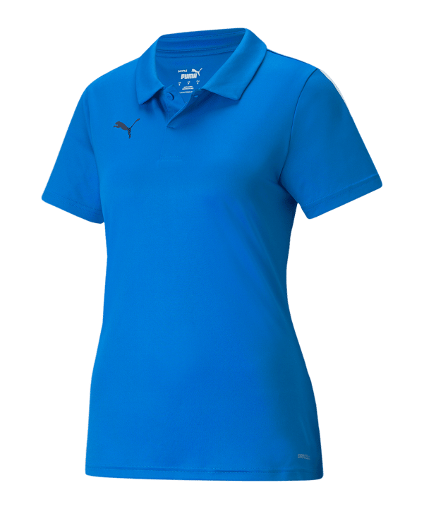 PUMA teamLIGA Sideline Polo Damen Blau F02 
