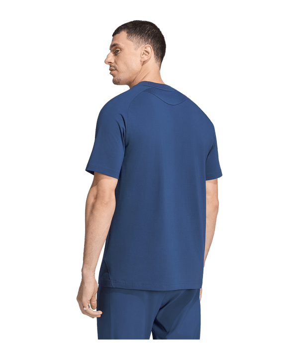 adidas Ajax Amsterdam Tiro Travel T-Shirt Blau - blau
