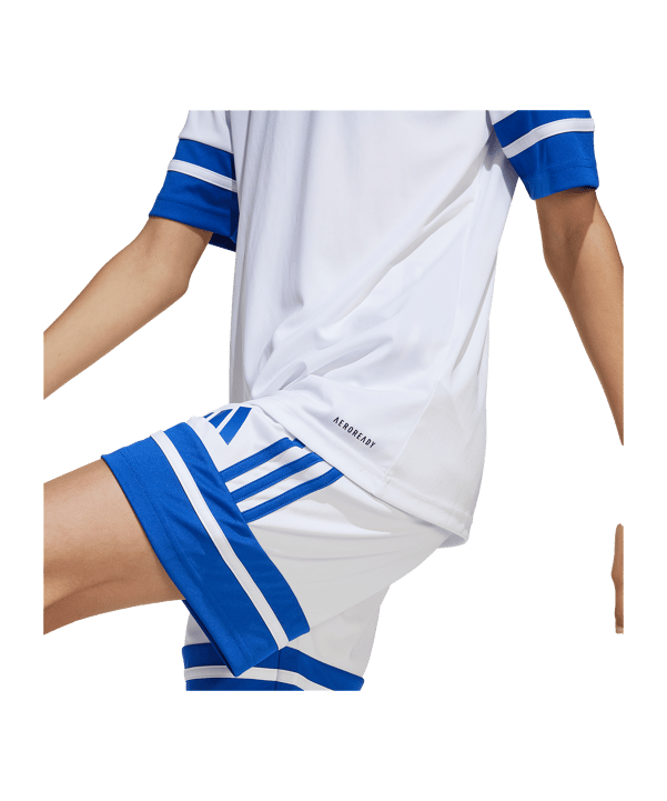 adidas Squadra 25 Trikot Kids Weiss/Blau | - weiss