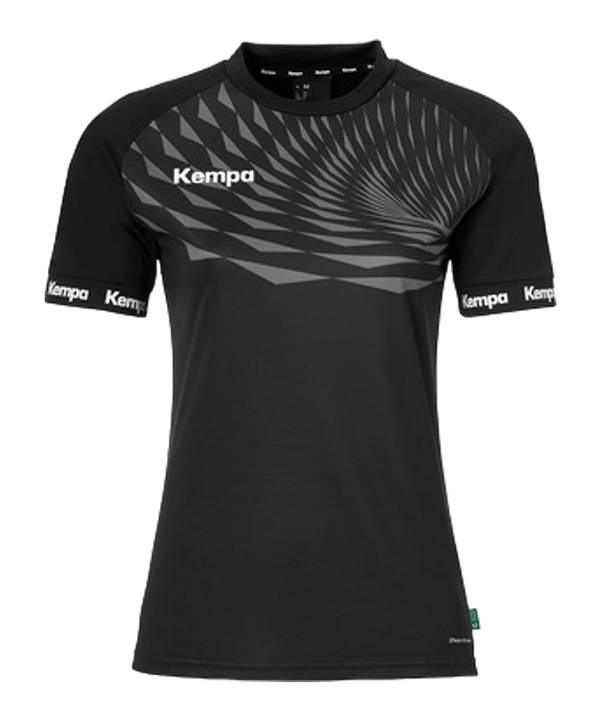 Kempa Wave 26 Trikot Damen Schwarz Grau F01 