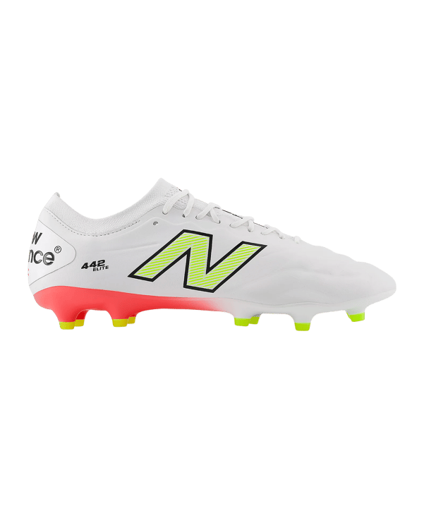 New Balance 442 Elite V2 FG Flash Point Weiß - weiss