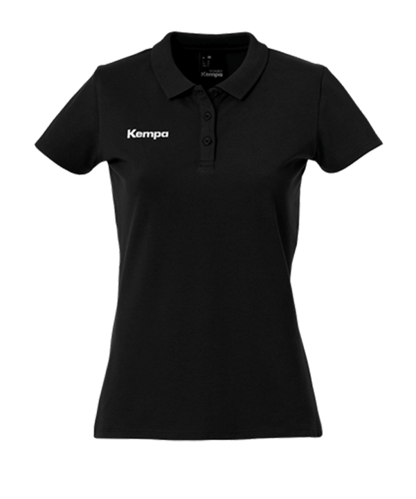 Kempa Polo T-Shirt Damen Schwarz F06