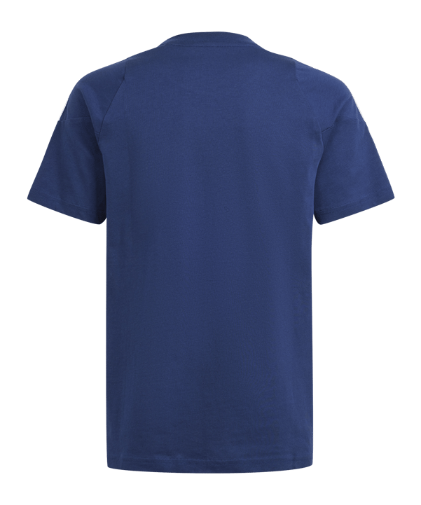 adidas Tiro 24 T-Shirt Kids Blau Weiss - blau