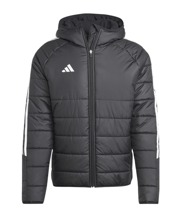 adidas Tiro 24 Winterjacke Schwarz Weiss