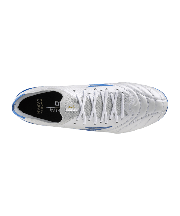 Mizuno Morelia Neo IV Beta Made in Japan Mix Mugen Weiss Blau F25 - weiss