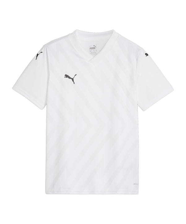 PUMA teamGLORY Trikot Kids Weiss Schwarz F04 