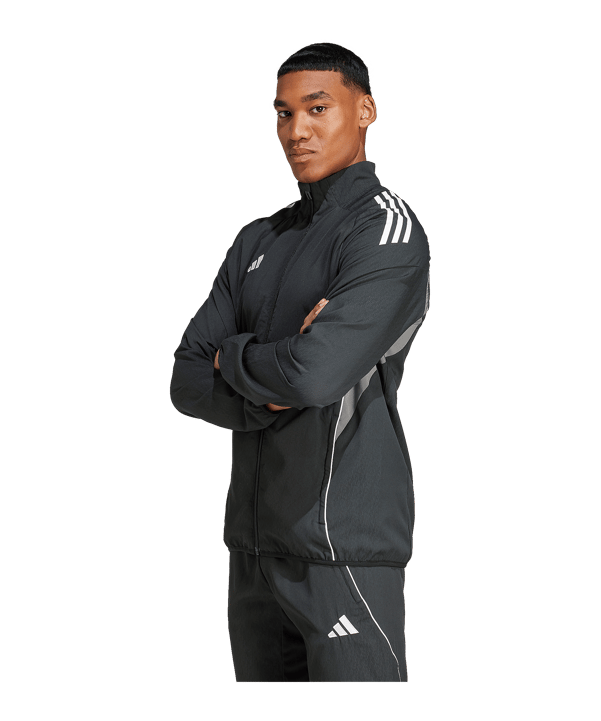 adidas Tiro 25 Comp Präsentationsjacke Schwarz | - schwarz