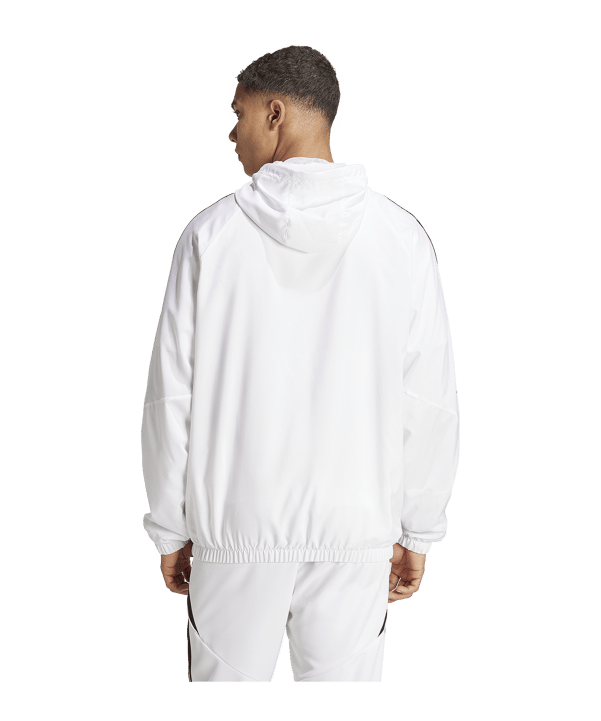 adidas Tiro 24 Windbreaker Weiss Schwarz | - weiss
