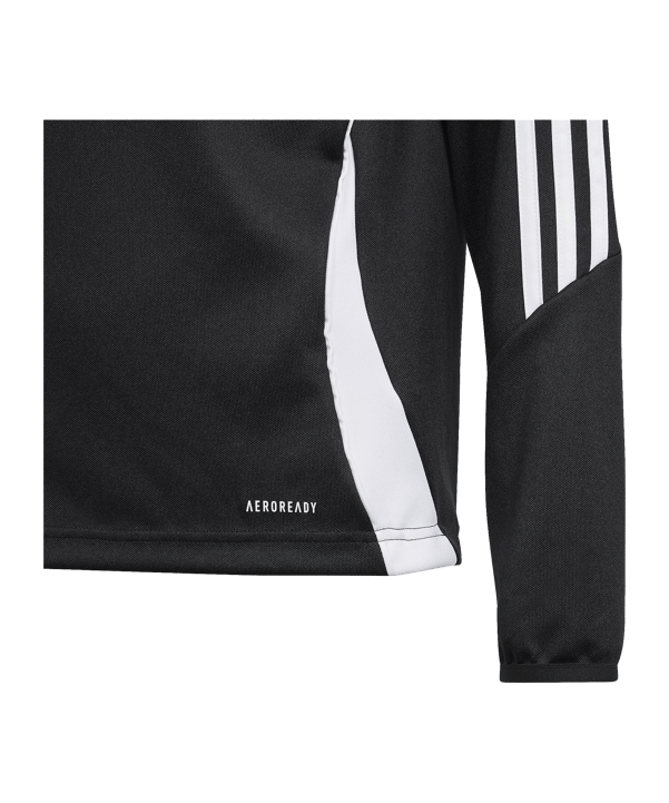 adidas Tiro 24 Trainingstop Kids Schwarz Weiss - schwarz