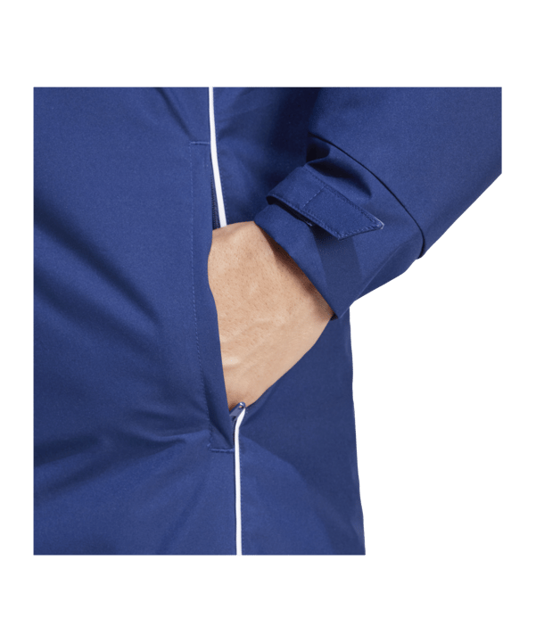 adidas Tiro 24 Winterjacke Damen Blau Weiss - blau