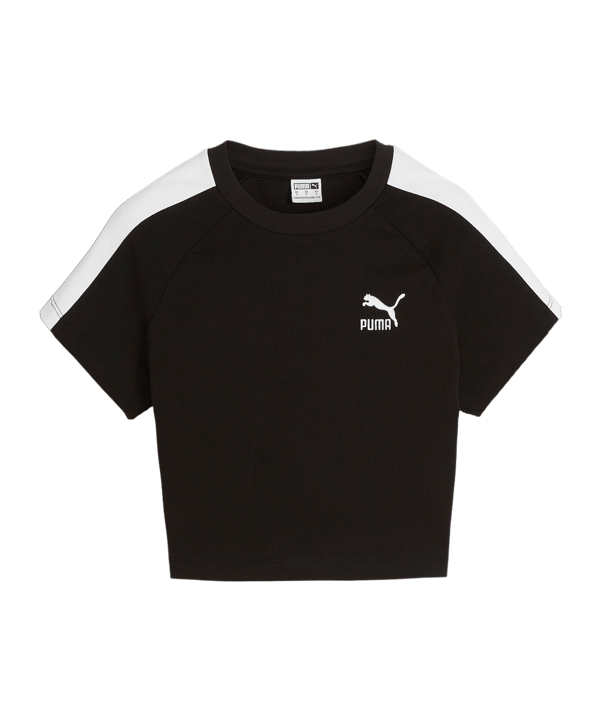 PUMA Iconic T7 Baby T-Shirt Damen Schwarz F01 - schwarz