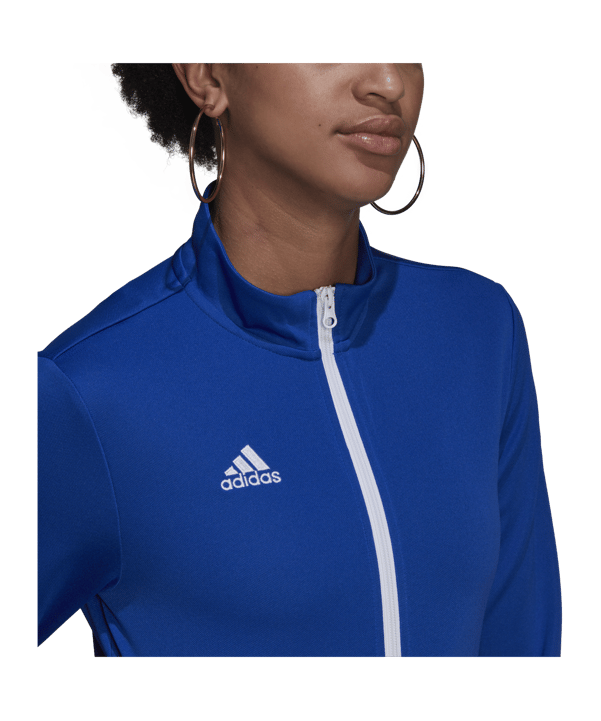 adidas Entrada 22 TK Trainingsjacke Damen Blau - blau