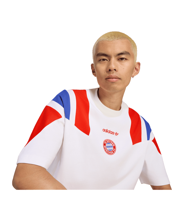 adidas FC Bayern München EQT T-Shirt Weiß - weiss