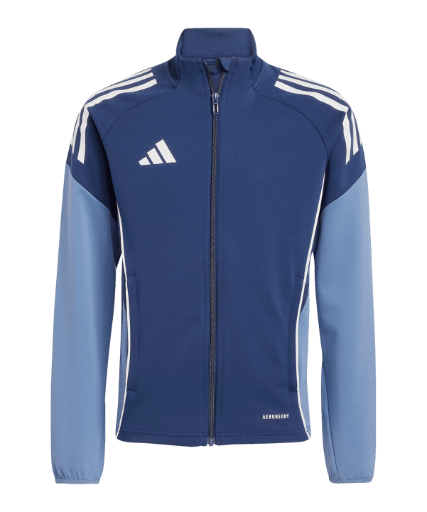 adidas Tiro 25 Competition Trainingsjacke Kids | Blau - blau