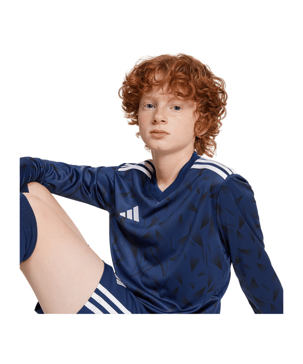 adidas Team Icon 25 Trikot Kids Blau - blau