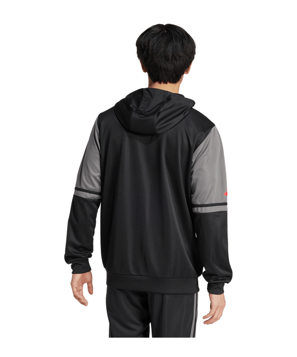 adidas Squadra 25 Kapuzenjacke Schwarz - schwarz
