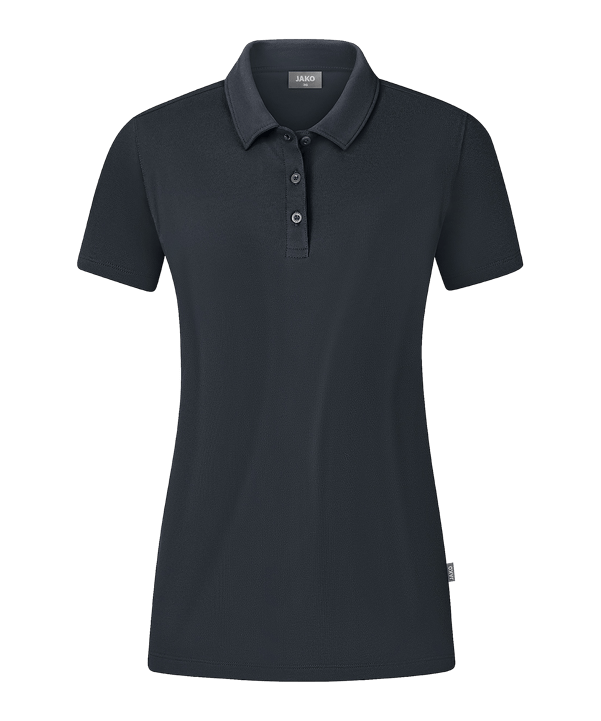 Jako Organic Stretch Polo Shirt Damen Grau F830