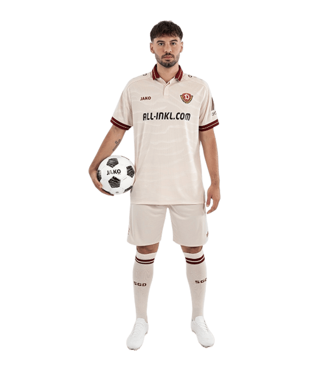 JAKO Dynamo Dresden Trikot 3rd 2025/2026 Weiß F656 - weiss