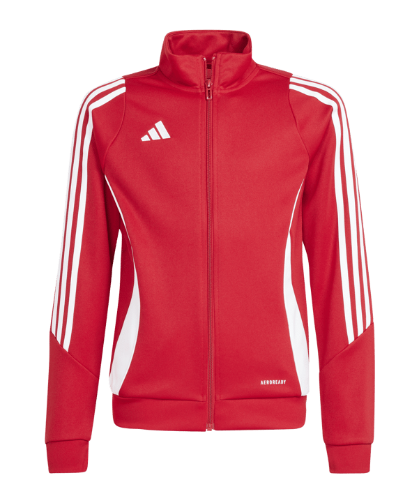 adidas Tiro 24 Trainingsjacke Kids Rot Weiss