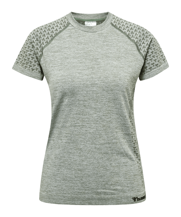 Hummel hmlCI Seamless T-Shirt Damen Grün F2121 