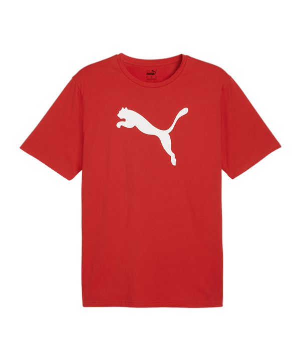 PUMA teamRISE Logo Trainingshirt Rot F01