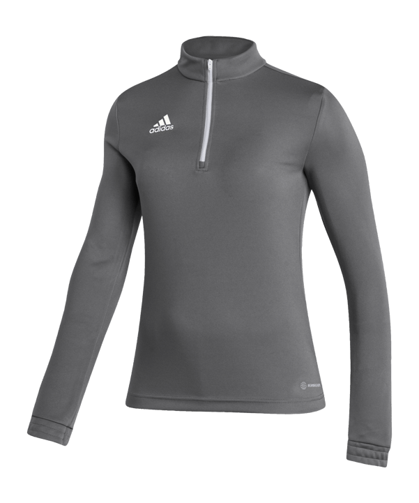 adidas Entrada 22 HalfZip Sweatshirt Damen Grau