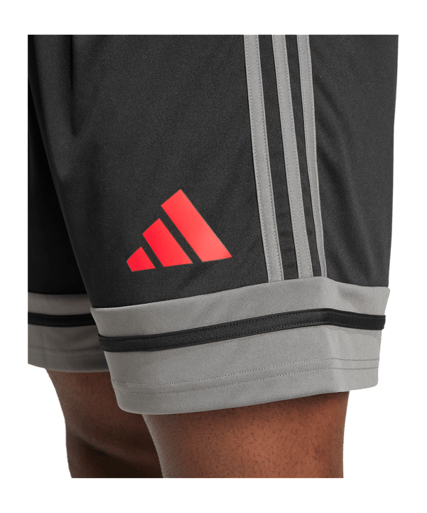 adidas Squadra 25 Short Schwarz/Grau - schwarz