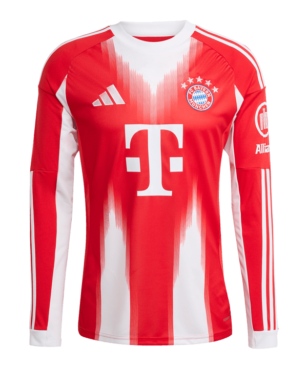 adidas FC Bayern München Longsleeve Trikot Home 2025/2026 Rot - rot
