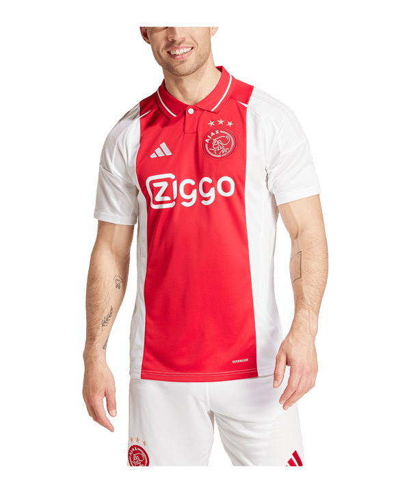 adidas Ajax Amsterdam Trikot Home 2024/2025 Weiss - weiss