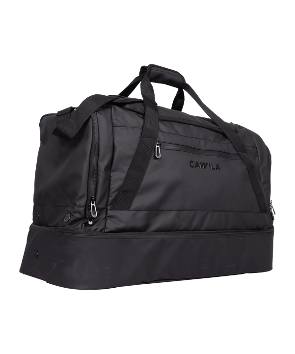 Cawila GEAR Sporttasche mit Schuhfach Schwarz | - schwarz