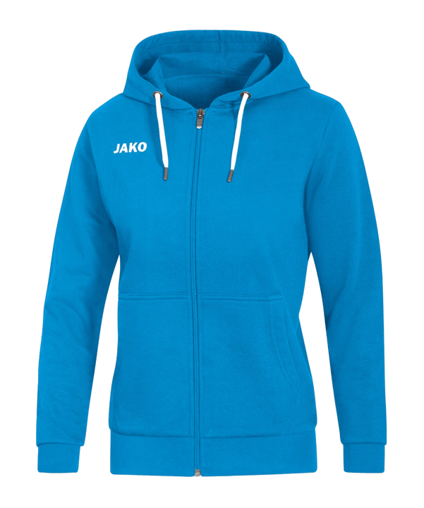 JAKO Base Kapuzenjacke Damen Blau F89