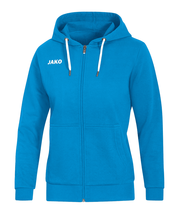 JAKO Base Kapuzenjacke Damen Blau F89