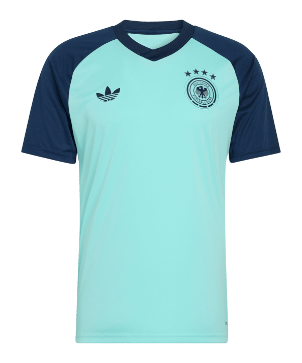 adidas DFB Deutschland Prematch Trikot Away WM 2026 Türkis - tuerkis