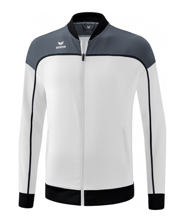 Erima Change by Präsentationsjacke Kids Weiss Grau