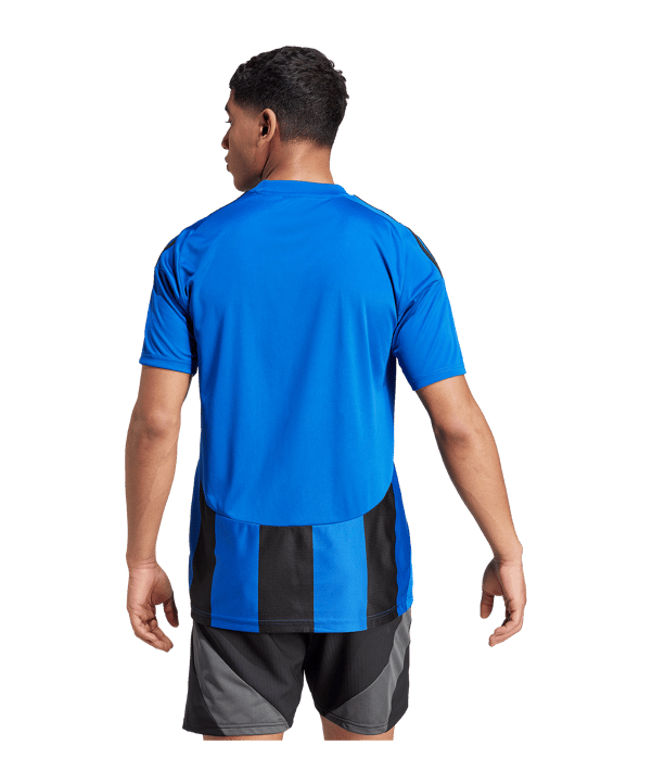 adidas Striped 24 Trikot Blau Schwarz - blau