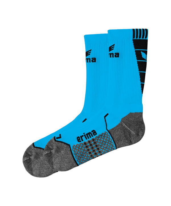 Erima Short Socks Trainingssocken Hellblau Schwarz
