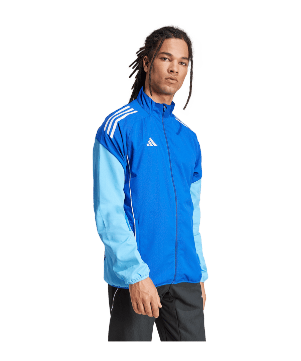 adidas Tiro 25 Competition Präsentationsjacke Blau | - blau