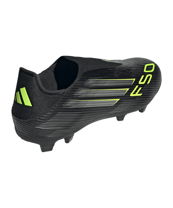 adidas F50 League LL FG/MG Electric Stealth Schwarz - schwarz