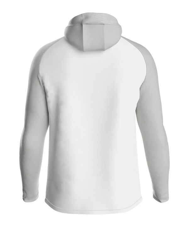 JAKO Iconic Kapuzenjacke Kids Weiss Grau F016 | - weiss