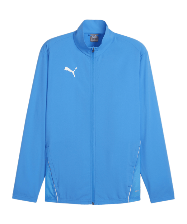 PUMA teamGOAL Sideline Jacke Blau F02