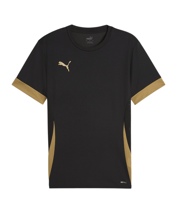 PUMA teamGOAL Matchday Trikot Schwarz Gold F28 