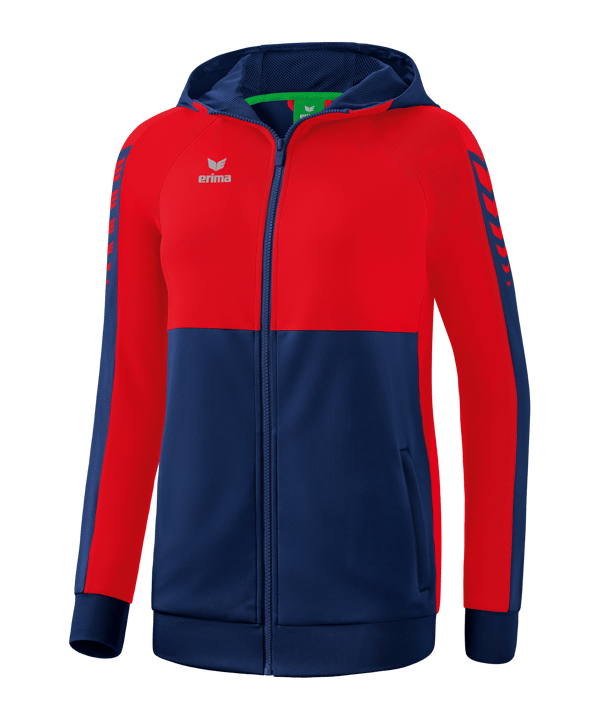 Erima Six Wings Kapuzenjacke Damen Dunkelblau