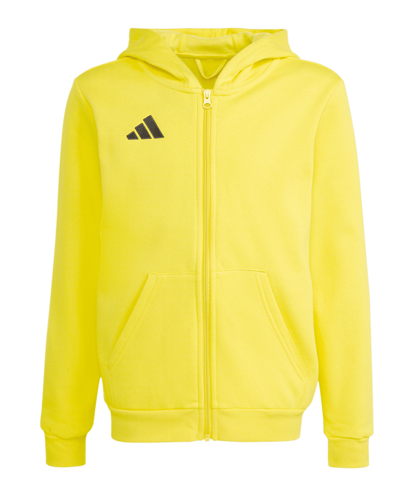 adidas Entrada26 Kapuzenjacke Kids Gelb 