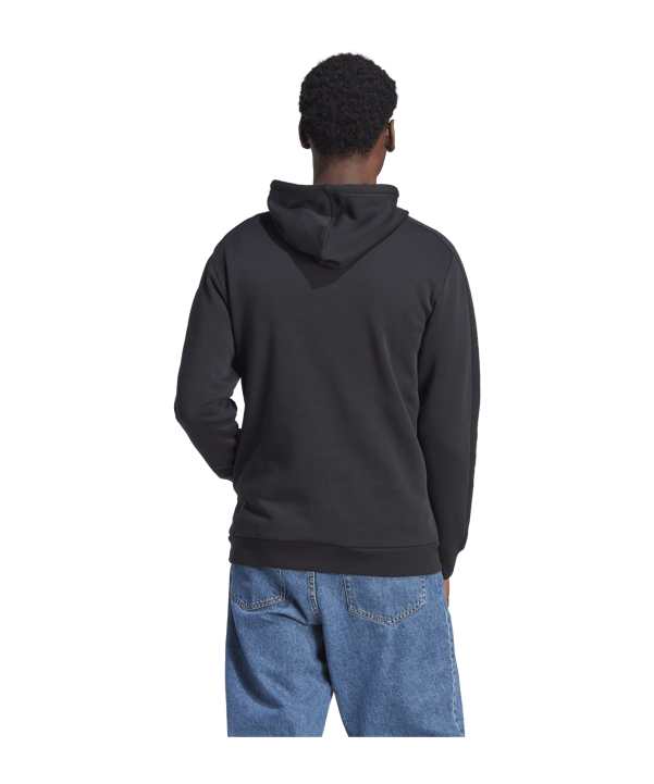adidas Essentials Fleece Hoody Schwarz - schwarz
