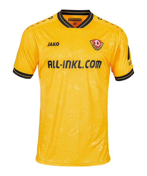 JAKO Dynamo Dresden Trikot Home 2025/2026 Gelb F307 - gelb