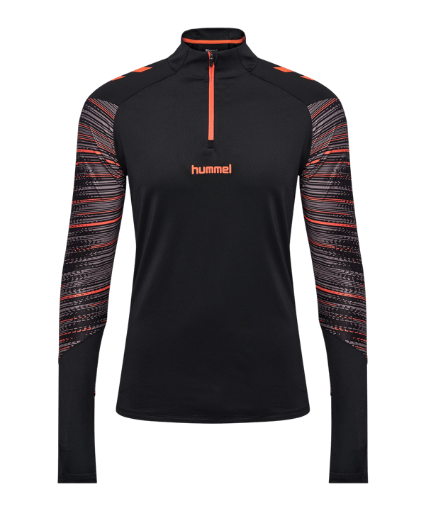Hummel Blaze Pro Training Half Zip Sweatshirt Schwarz F2442 - schwarz
