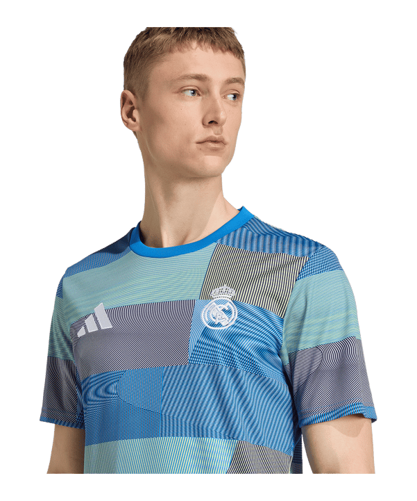 adidas Real Madrid Prematch T-Shirt 2025/2026 Blau - blau